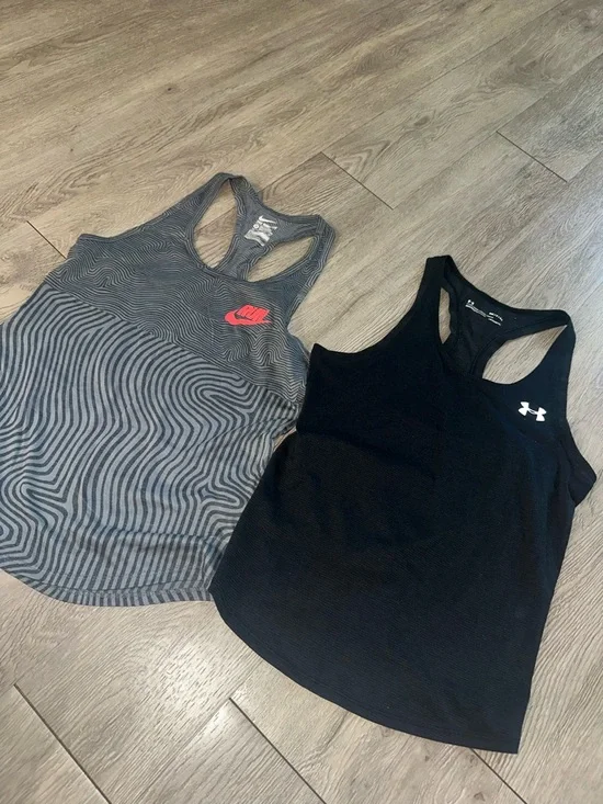 Nike Under Armour Gymshark Lot 21 Yoga Gym Workout Tank Sports Bra Shorts S - Picture 7 of 16